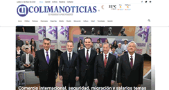 Desktop Screenshot of colimanoticias.com